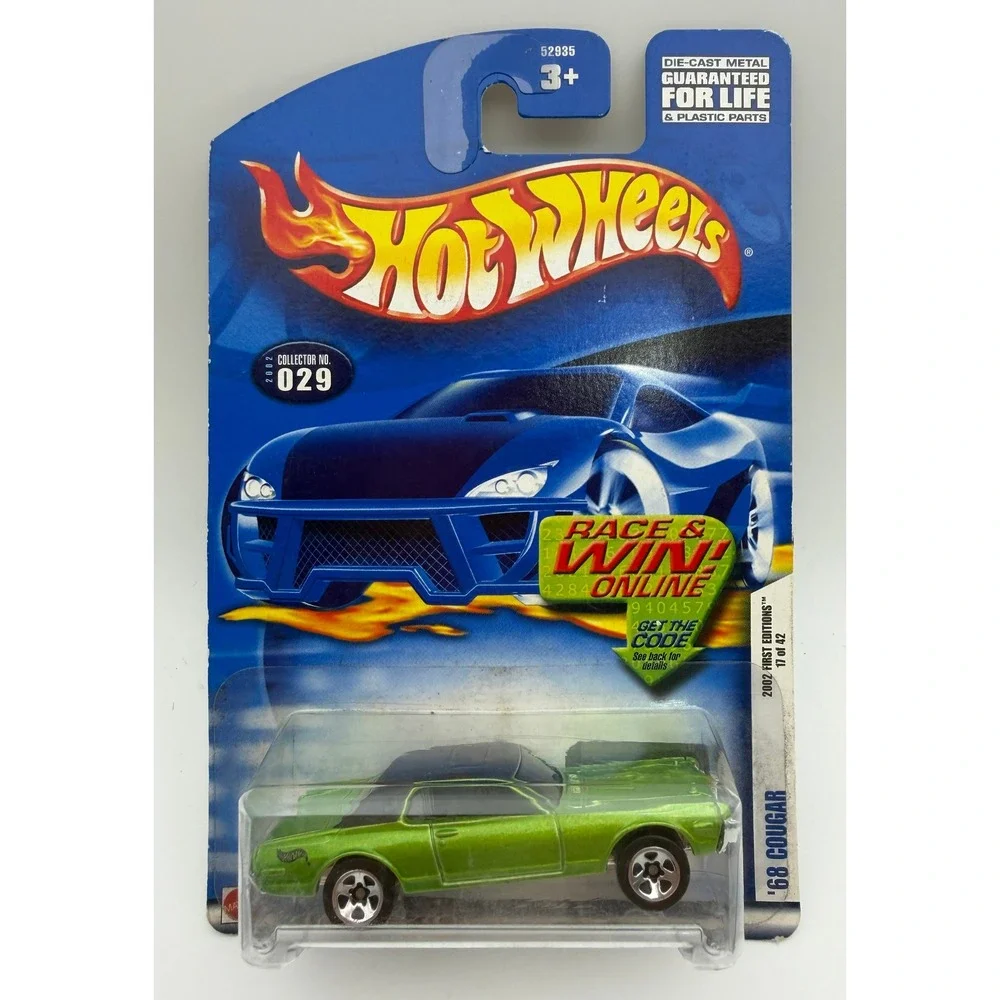 Hot Wheels First Editions Lot 4 1998 2000 2002 At-A-Tude So Fine Muscle Cougar‎
